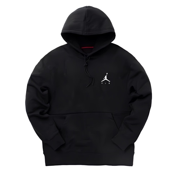 Air Jordan Jumpman Hoodie in Black Cotton Size XL - Picture 5 of 7
